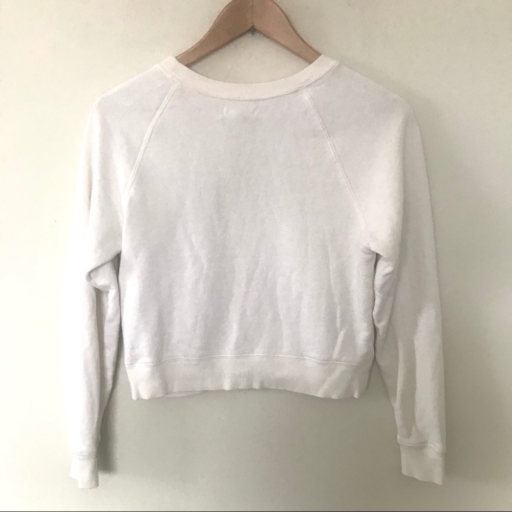 Grayson Threads Cropped Good Vibes Sweatshirt Xs - image 6